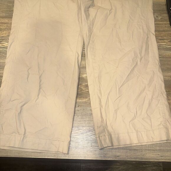 Women's Mid-Rise Relaxed Straight Leg Chino Pants - A New Day Beige 17. NWT. 3 - Picture 2 of 6